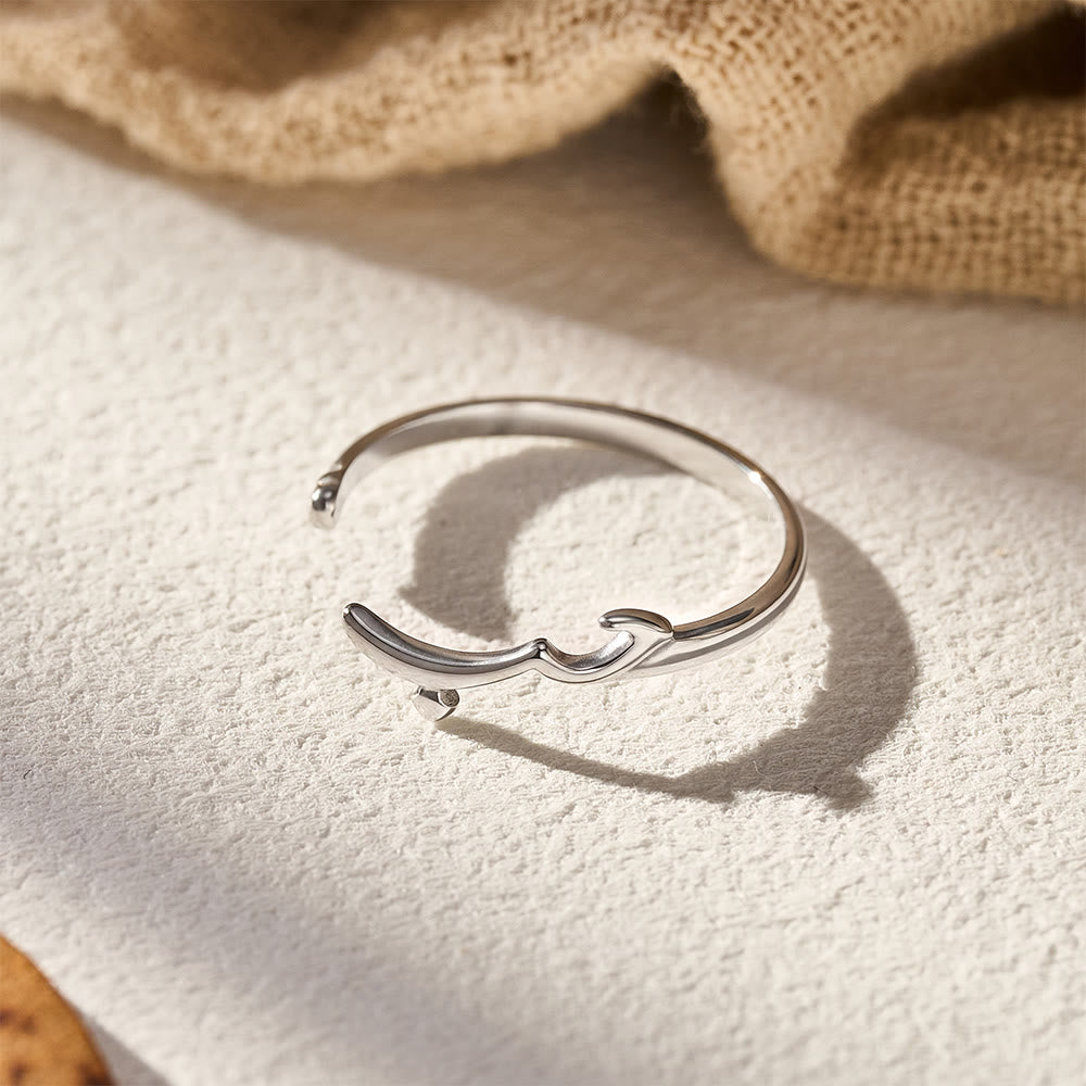 HilalHaven Allah Sacred Arabic Calligraphy Ring - Silver Hubb - image 13