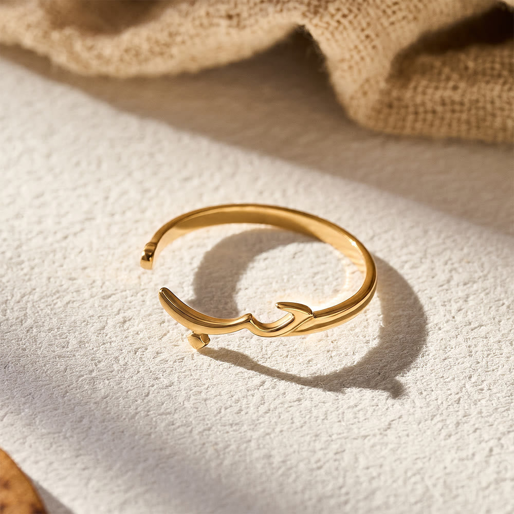 HilalHaven Allah Sacred Arabic Calligraphy Ring - Golden Hubb - image 12
