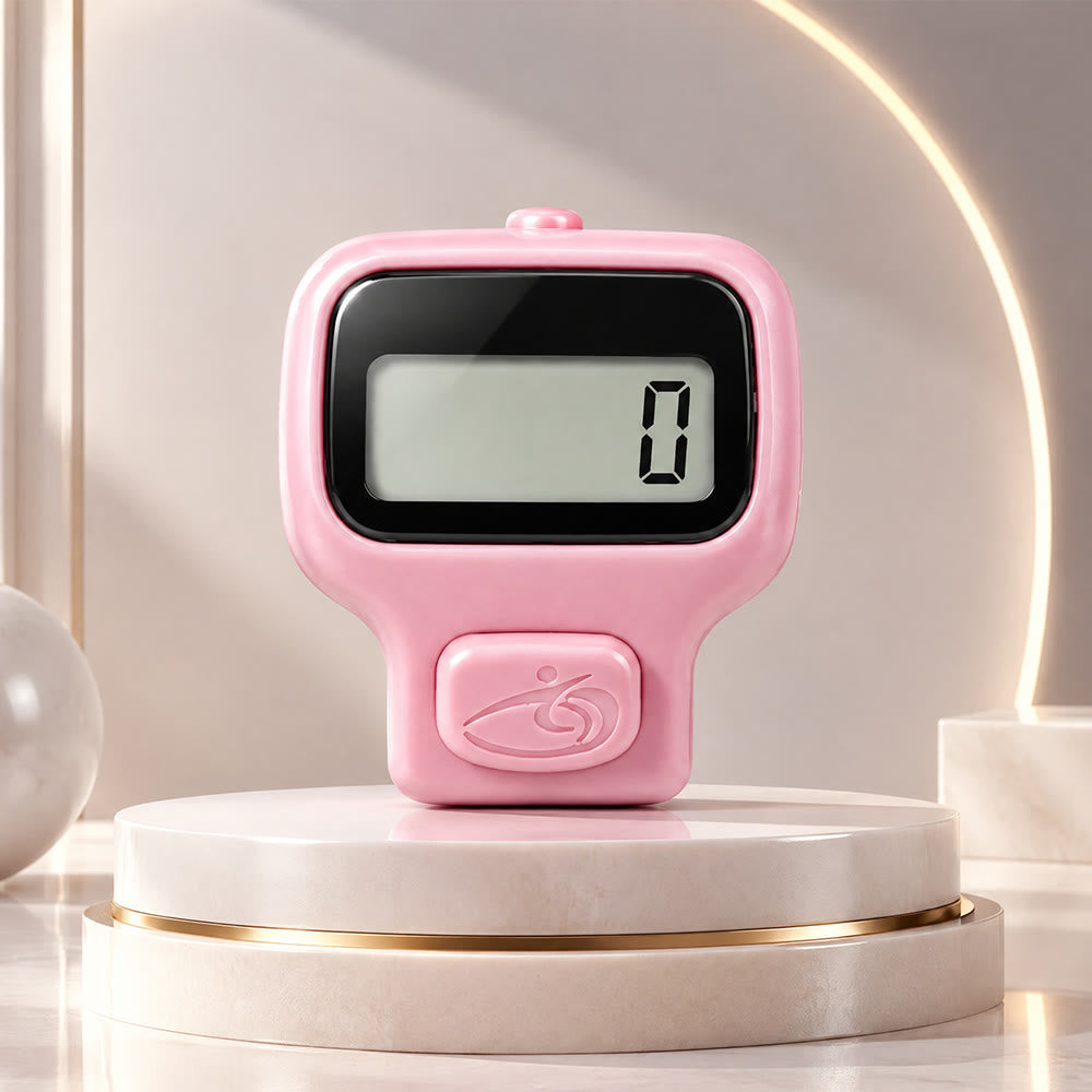 HilalHaven Stillness Sleek Digital Tasbih Finger Zikr Counter - Pink - image 3