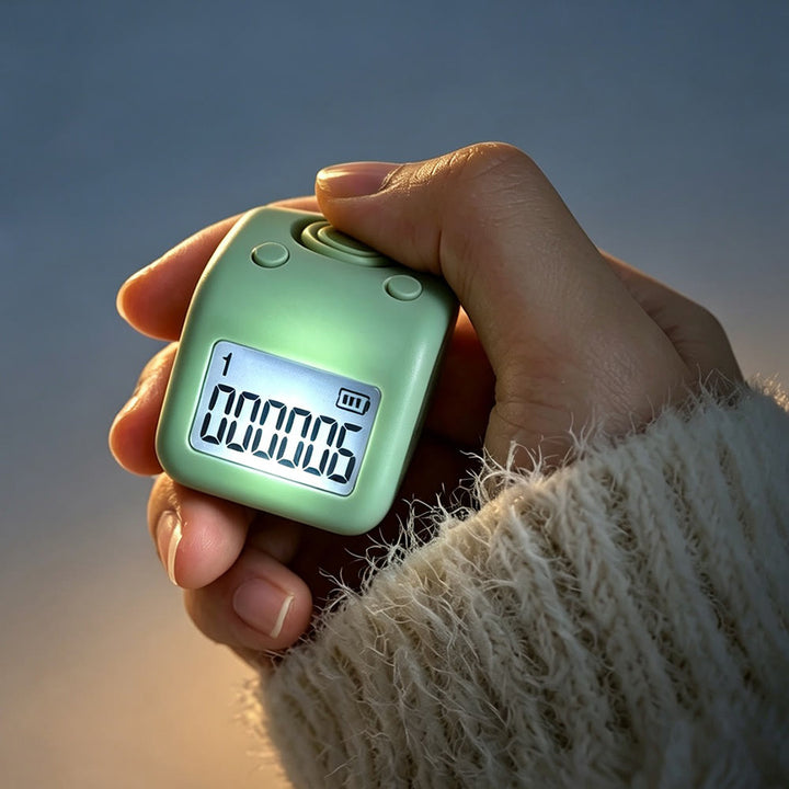 HilalHaven Cube Serene Portable Cube Digital Tasbih Counter - image 0