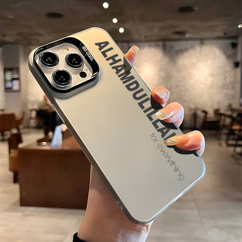 HilalHaven Grateful Verse Minimal Alhamdulillah TPU Full‑Wrap Phone Case - image 2