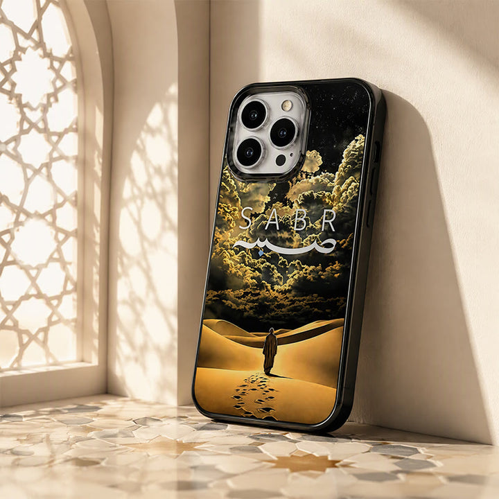 HilalHaven Desert Sabr Journey Islamic Art Silicone Phone Case - Samsung Galaxy S21 - image 5