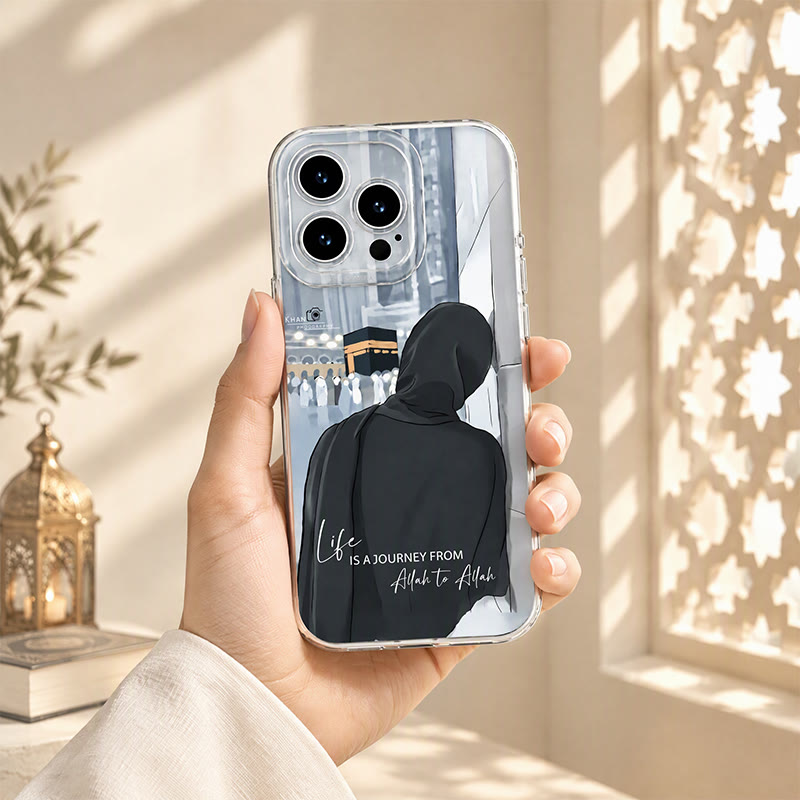 HilalHaven Hajj Soul Journey Islamic Hijabi Kaaba Silicone Phone Case - image 4