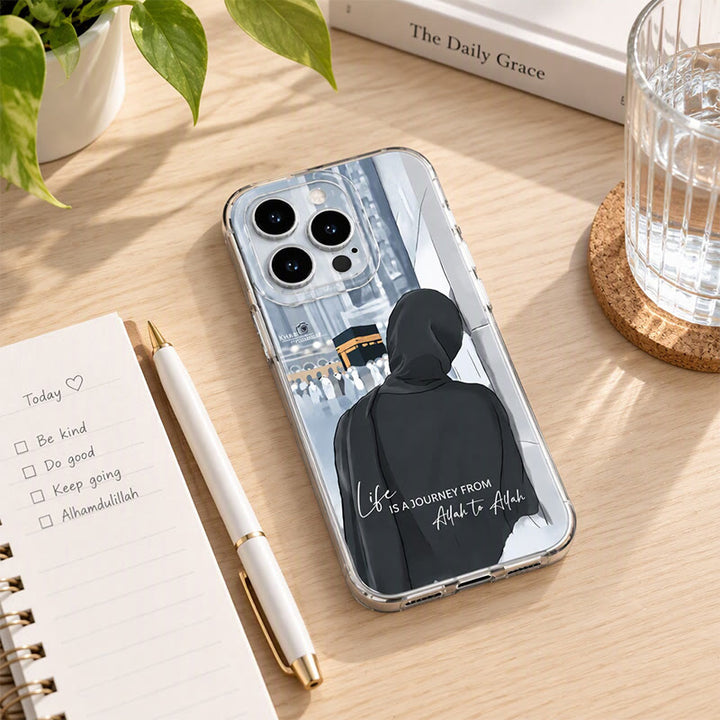 HilalHaven Hajj Soul Journey Islamic Hijabi Kaaba Silicone Phone Case - image 5