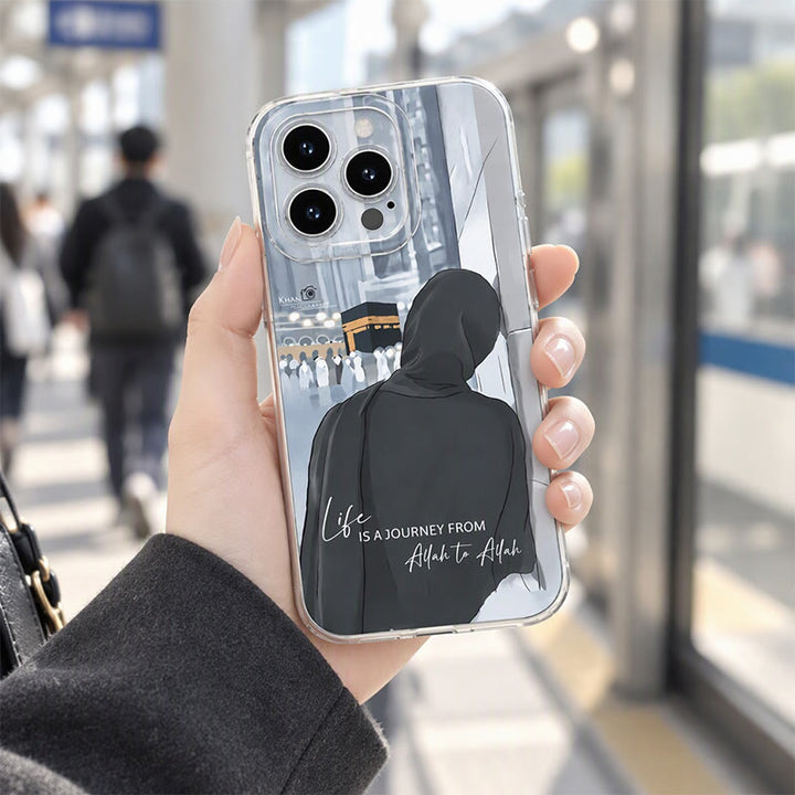 HilalHaven Hajj Soul Journey Islamic Hijabi Kaaba Silicone Phone Case - image 3