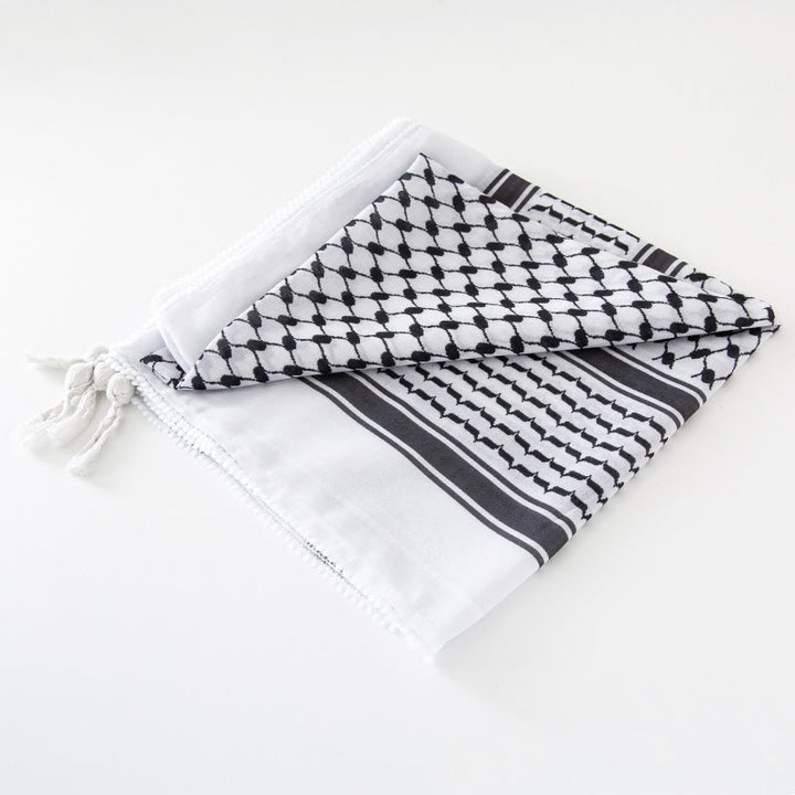 FREE Today: Sands Legacy Palestinian Keffiyeh Tasseled Polyester Square Scarf - image 6