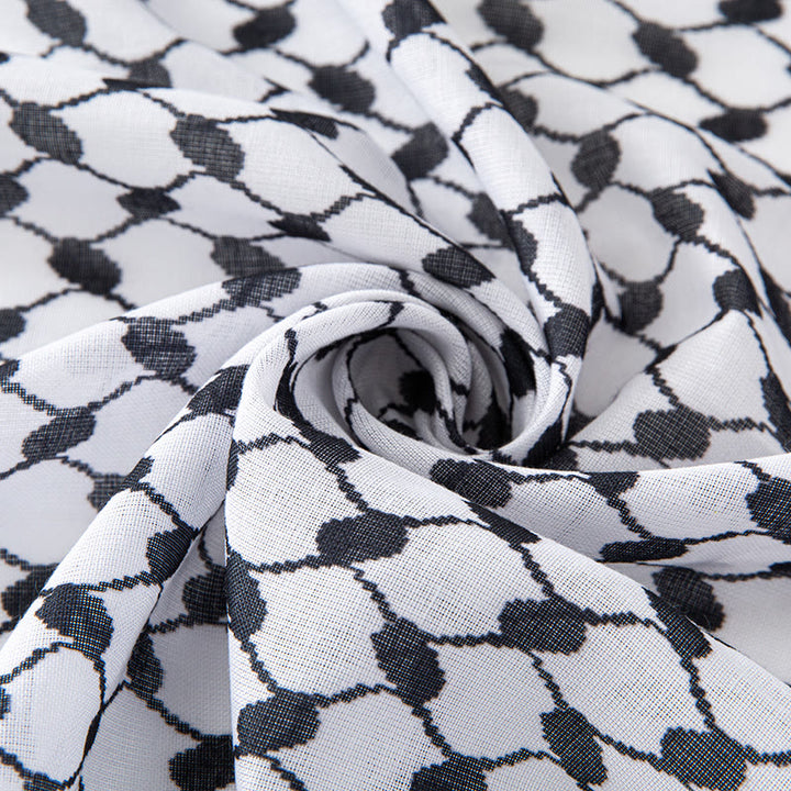 FREE Today: Sands Legacy Palestinian Keffiyeh Tasseled Polyester Square Scarf - image 5