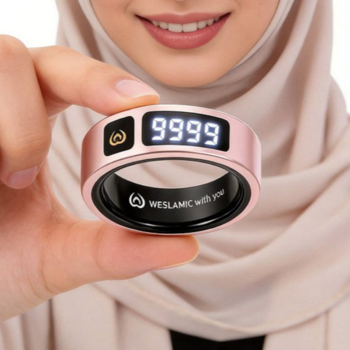 HilalHaven Blessed Tally Islamic Digital Zikr Smart Counter Ring Digital Tasbih - image 12