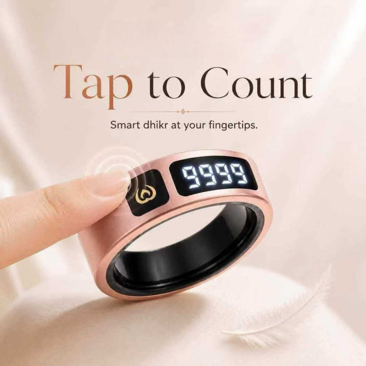 HilalHaven Blessed Tally Islamic Digital Zikr Smart Counter Ring Digital Tasbih - image 0