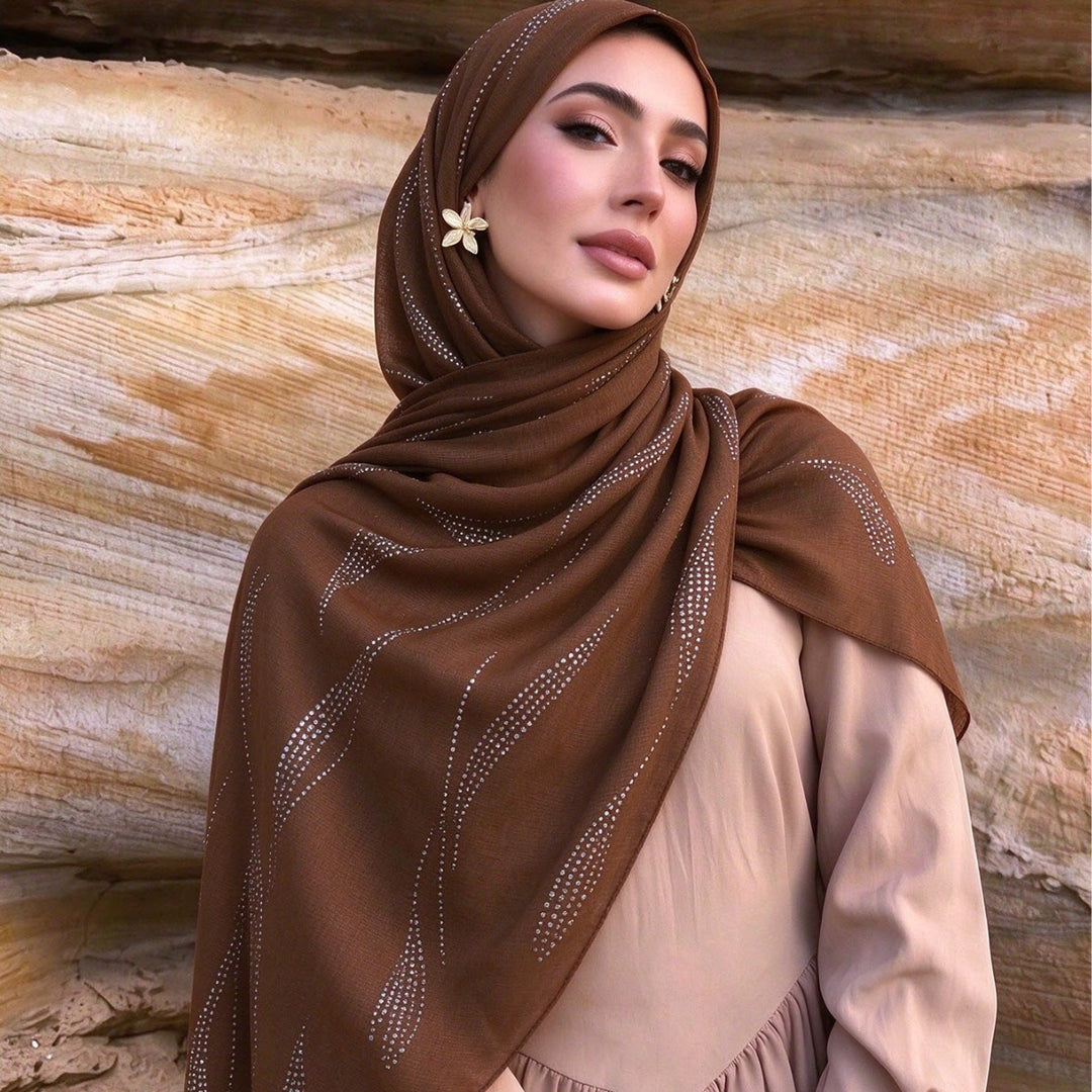 FREE Today: Spark Streak Polyester Rhinestone Hijab - image 5