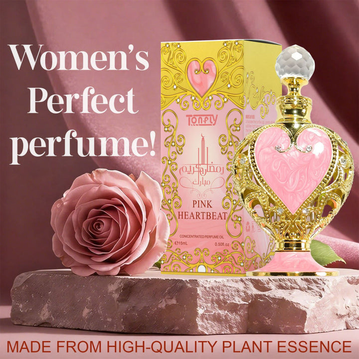 HilalHaven Pink Heartbeat Heart Shape Concentrated Perfume Oil - 0.50 fl oz/15ml - image 0