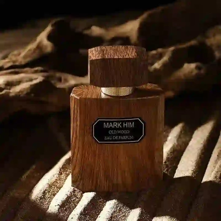 HilalHaven Old Timber Wood Grain Square Men&