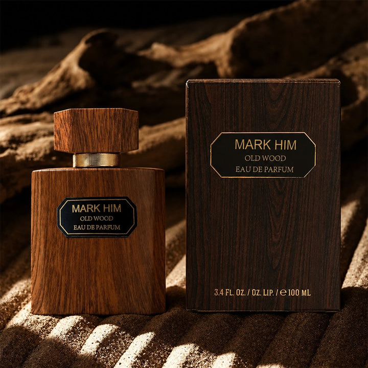 HilalHaven Old Timber Wood Grain Square Men&
