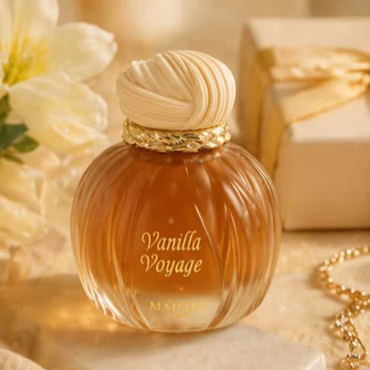 HilalHaven Vanilla Voyage Pleated Round Gourmand Sweet 100ml Perfume - image 3